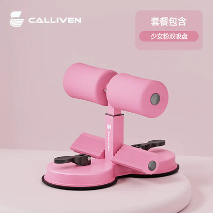 Sit-Up Assistant for Home Fitness with Suction Fixation